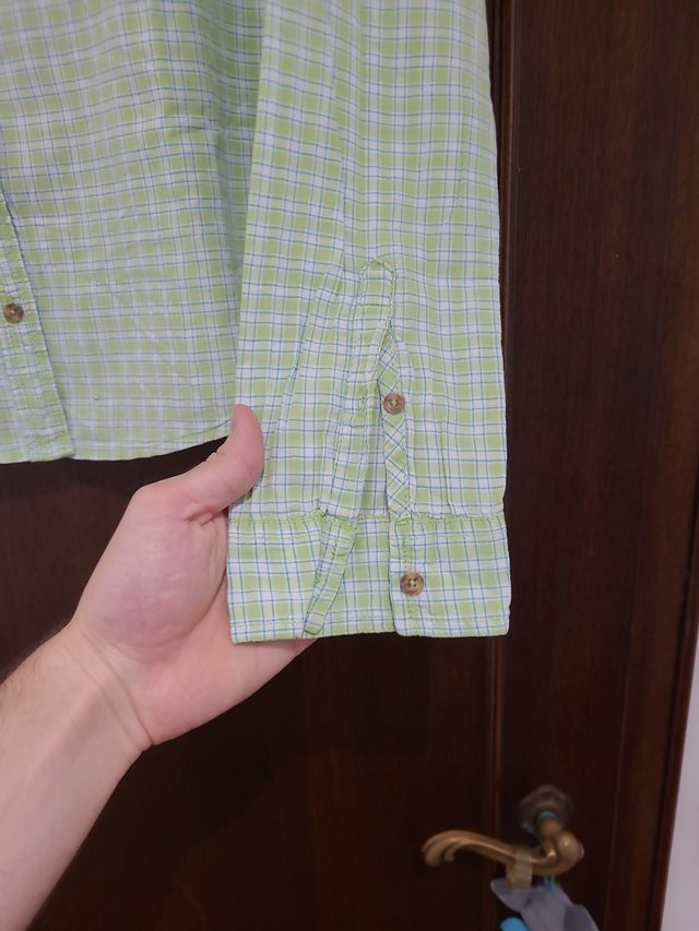 Camicia A&F Verde Menta Taglia  M Ragazza