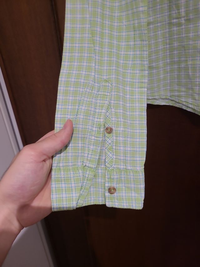 Camicia A&F Verde Menta Taglia  M Ragazza