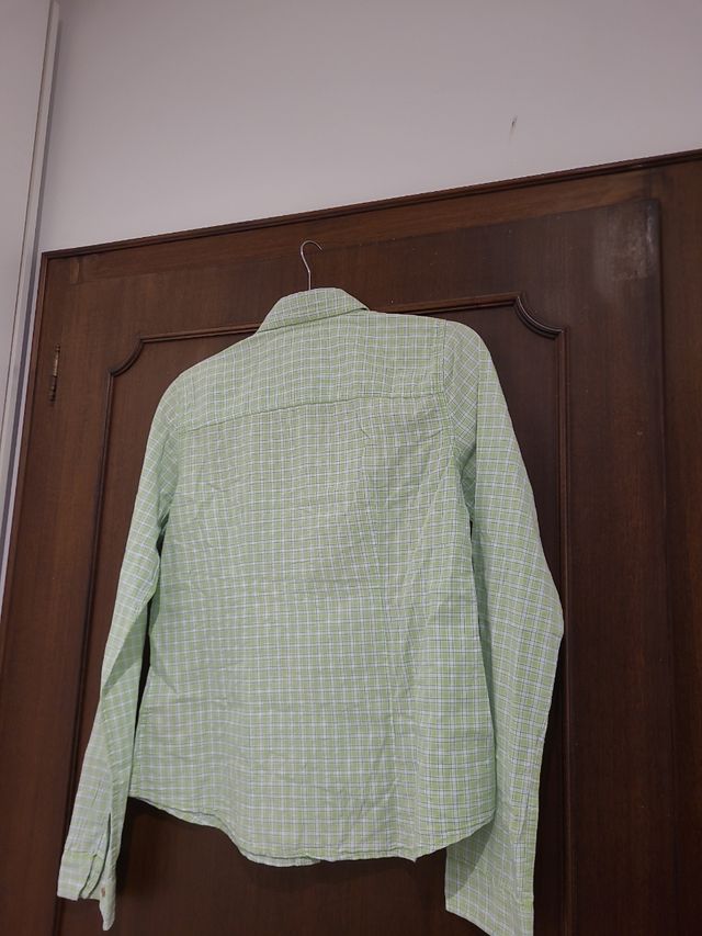 Camicia A&F Verde Menta Taglia  M Ragazza