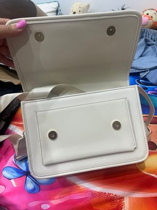 Bolso bandolera beige