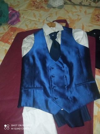 Traje chaqueta azul nuevo