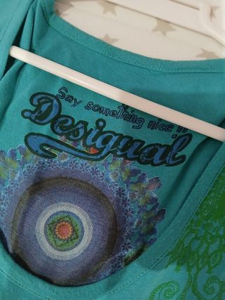 Vestido Desigual verde agua