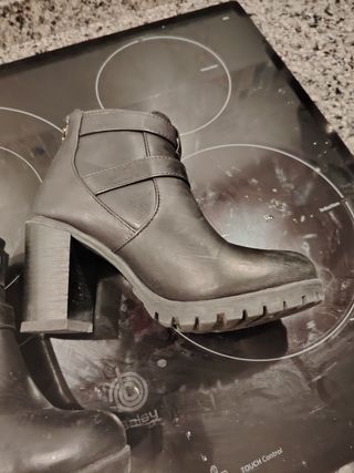 Botines Xti negros mujer nº37 de piel
