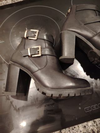 Botines Xti negros mujer nº37 de piel