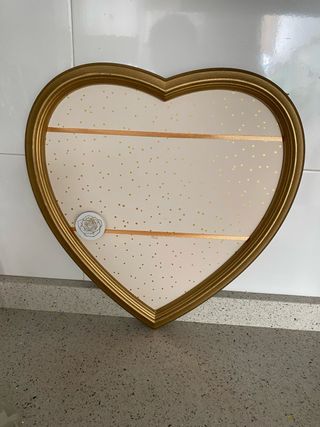 Cuadro corazón dorado | Decoración