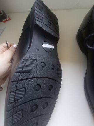 Zapatos Piel Hombre Negros - Nuevos