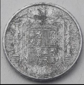 Moneda 10 céntimos Peseta España 1945
