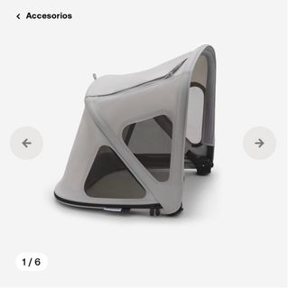 Capota Bugaboo mist grey Fox 5 - Nueva