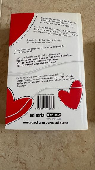 Libros canciones para paula