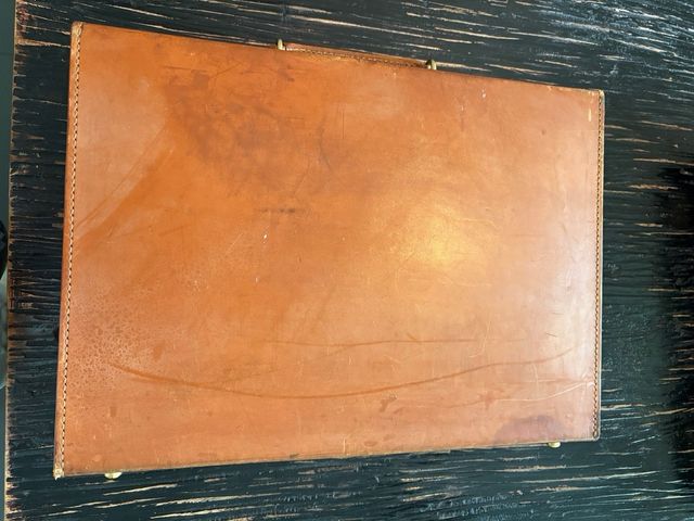 Maletín Piel Marrón Vintage