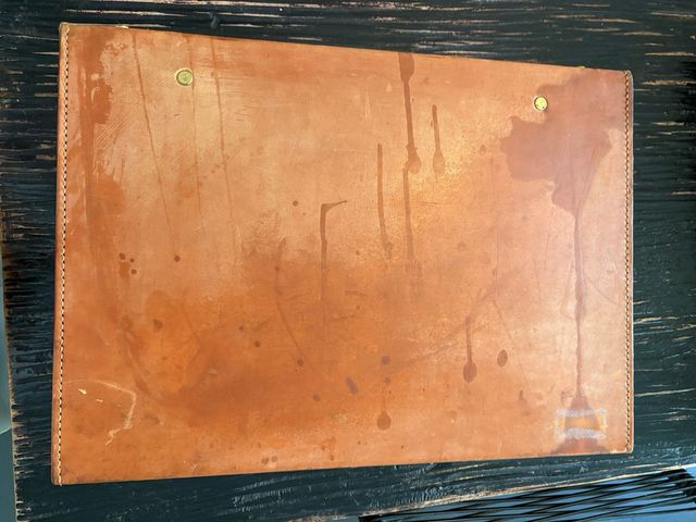 Maletín Piel Marrón Vintage