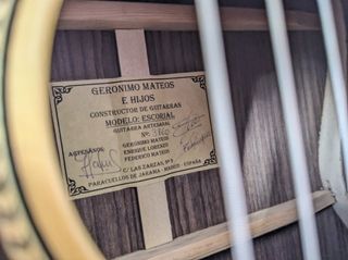Guitarra clásica Gerónimo Mateos