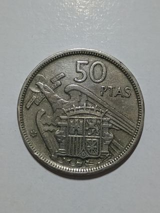Moneda 50 pesetas 1957 *58