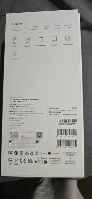 Insta360 X3 - Cámara 360º