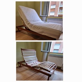 Cama articulada 90cm seminueva