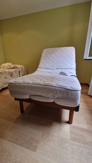Cama articulada 90cm seminueva