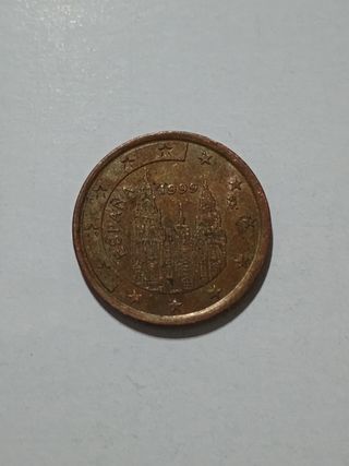 Moneda 5 céntimos España 1999