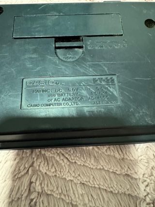 Casio PT-22 Piano Electrónico Vintage