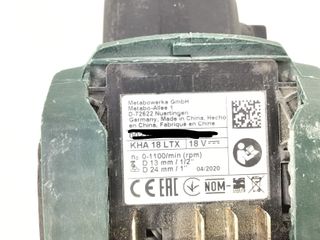 martillo electrico metabo kha 18 ltx