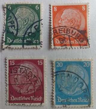 Sellos Hindenburg (1928) - III Reich
