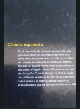 Cartas mesa truco espejos cianuro espumoso manzana