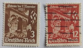 Sellos III Reich 1935: 6 Variados