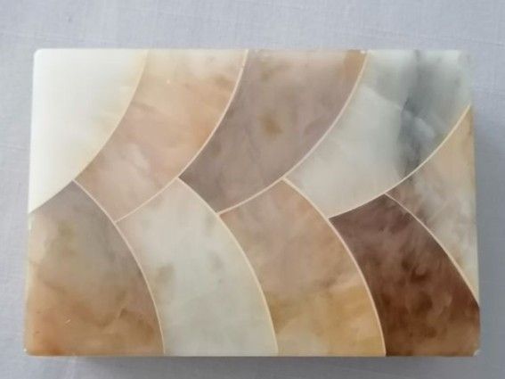 Caja Alabastro Italiana - Esculpida a Mano