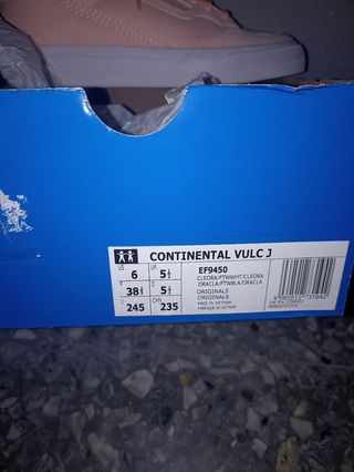 Adidas Continental Vulc J Rosa - 38