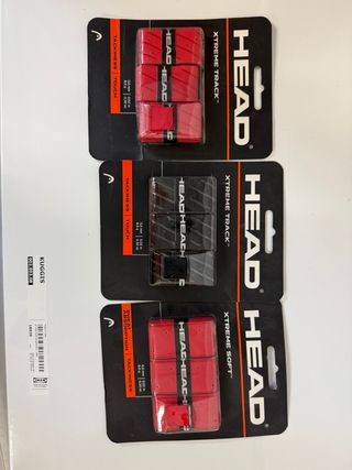 3 Overgrips Head: Xtreme Track & Soft
