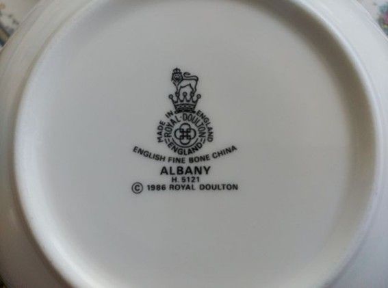 Vajilla porcelana inglesa