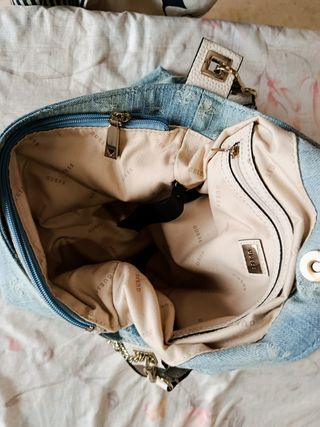 Bolso Guess denim de hombro 