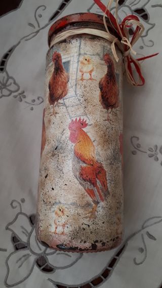 Bote "Gallinero" decorativo cocina.