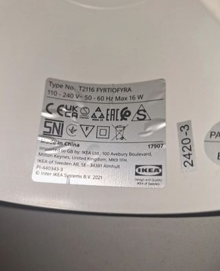 Lampara techo IKEA - Moderna