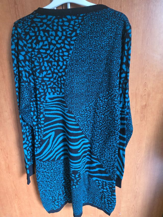 Vestido jersey animal print M/L