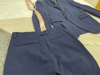 Traje Zara azul - M