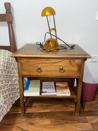 Mesilla noche madera marrón