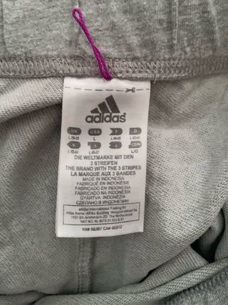 Pantalones Adidas Gris - Talla L