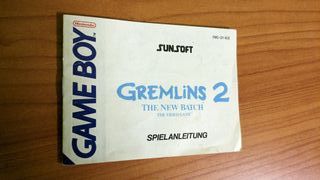 Manual Gremlins 2: The new batch (Game Boy)