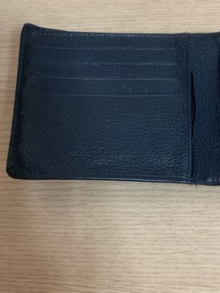 Cartera hombre azul marino