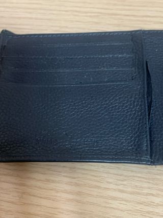 Cartera hombre azul marino