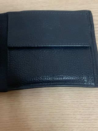 Cartera hombre azul marino