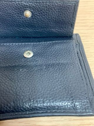 Cartera hombre azul marino