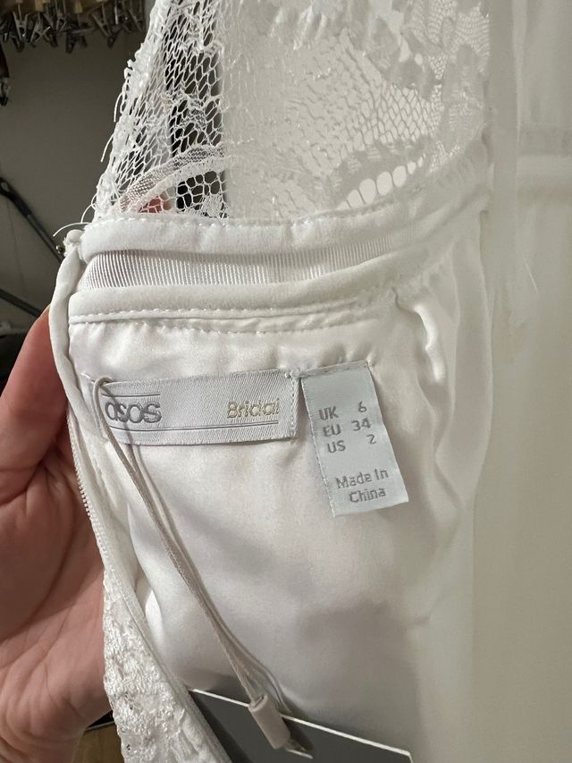 Vestito Sposa ASOS Bridal bianco