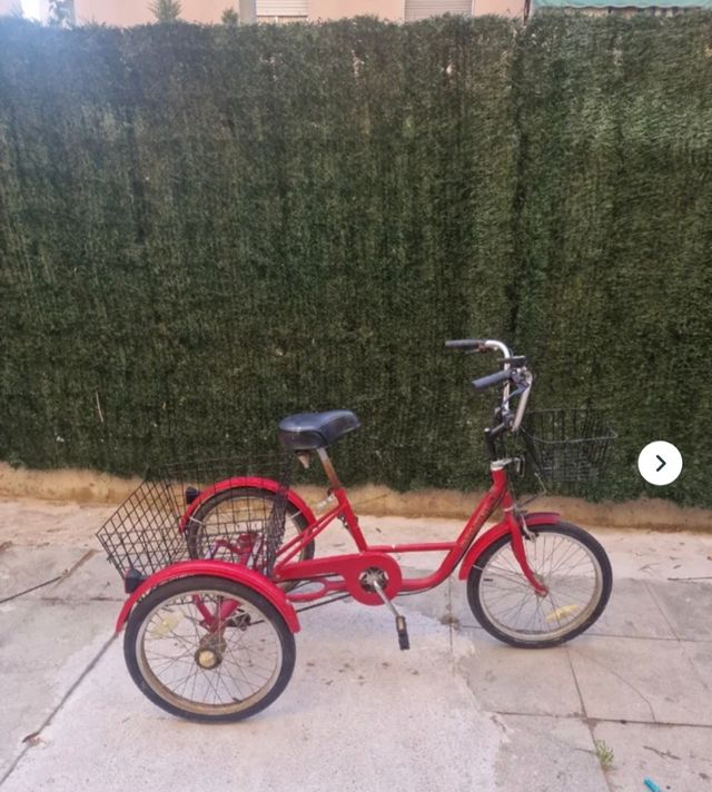 TRICICLO adulto rojo