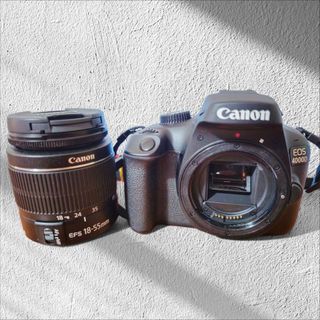 Canon EOS 4000D + objetivo 18-55mm como NUEVA