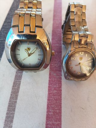 2 Relojes Ferrari - Pulsera Metal