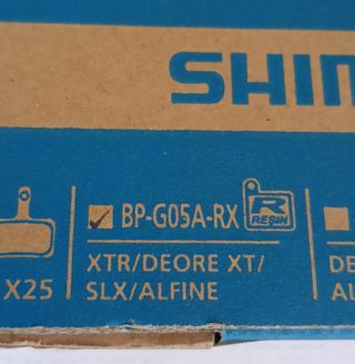 Pastillas de freno Shimano XT