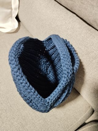 Bolso tejido azul marino