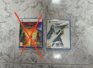 PS5: Final Fantasy VII Remake

- Rebirth Vendido