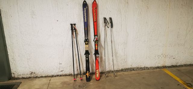 Esquís Dynastar + Bastones